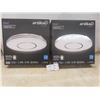 Image 1 : 2 Artika LED Ceiling Light Fixtures