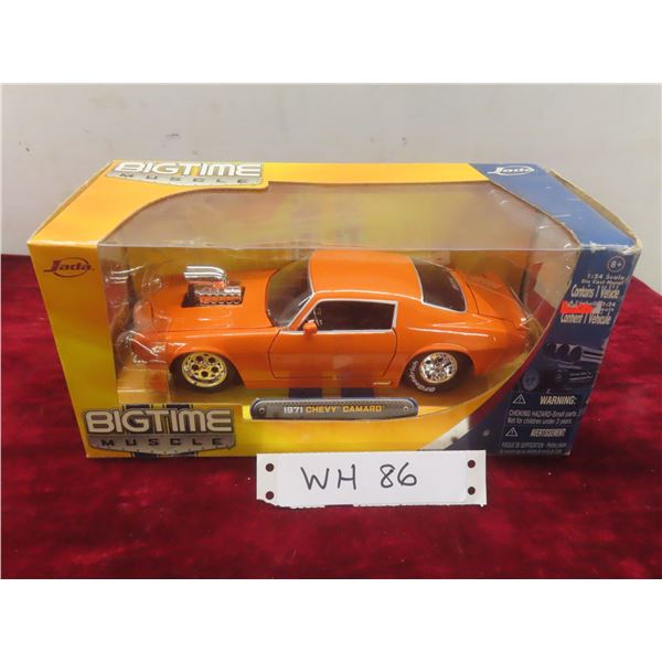 Bigtime Muscle Jade Diecast 1971 Chevy Camaro Car