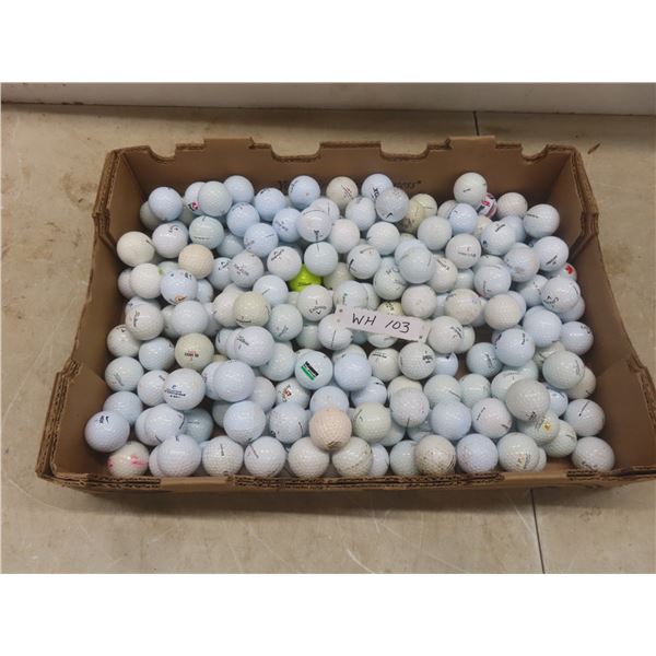 Over 200 High-Quality Golf Balls Including Titleist, Callaway, Etc.