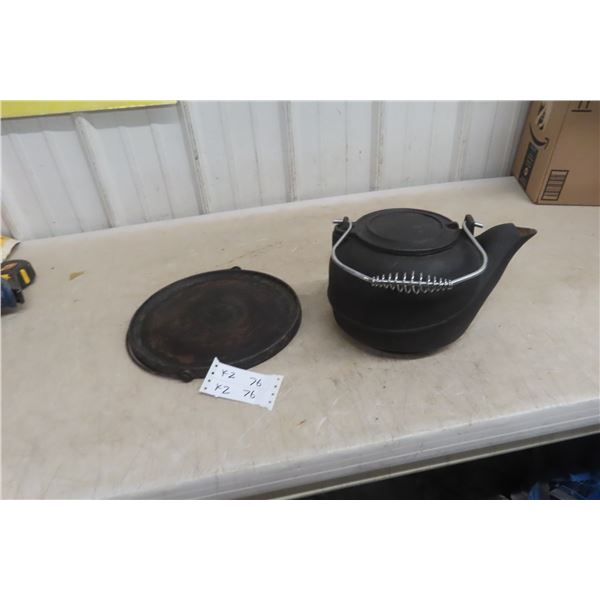 Cast Kettle and Skillet