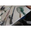 Image 2 : 6 Fishing Rods and Reels and Net