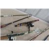 Image 4 : 6 Fishing Rods and Reels and Net