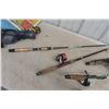 Image 5 : 6 Fishing Rods and Reels and Net