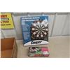 Image 1 : LCD Electronic Dartboard and Texas Hold’Em Poker Set