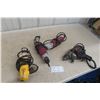 Image 1 : Four-Piece Power Tool Lot Including Dewalt Spiral Saw, Drill, and Two Multi-tools