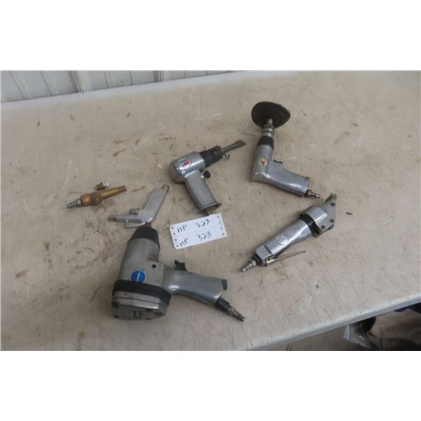 Air Tools: 1/2" Impact, Chisel, Tin Nibbler, Drill & Blowers