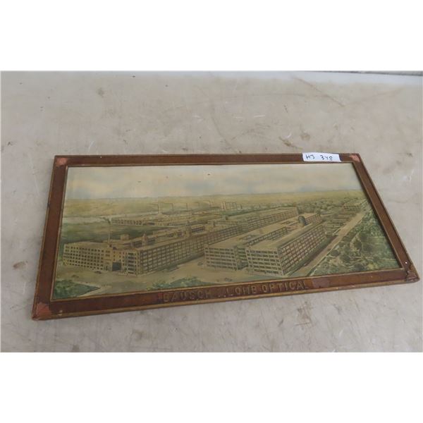 Old Picture, “Bausch Lomb Optical,” 12" x 28"