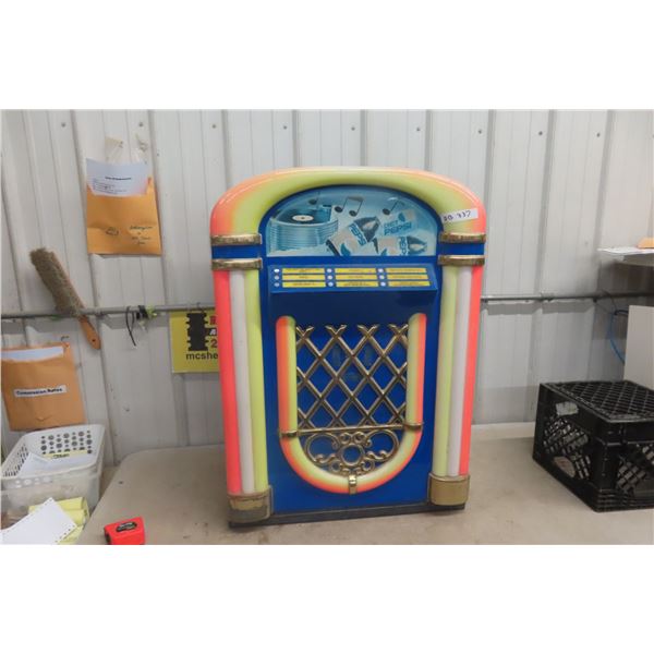 Pepsi Cooler/Juke Box Style, 35  x 25  x 16  (Some Cracks)