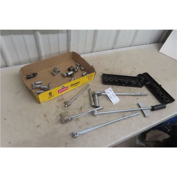 1/2" Ratchets, Torque Wrench, Strong Bar, Impact Sockets, Extensions