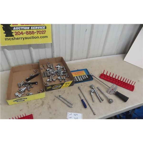 3/8"–1/4" Sockets, Ratchets, Extensions, Torx and More
