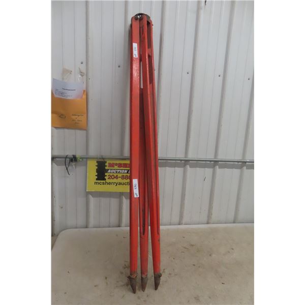 Transit Tripod, Wooden, Vintage