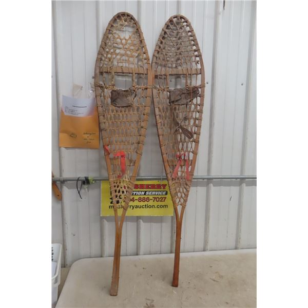 Pair Snow Shoes, 58" x 12"