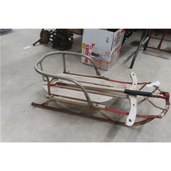 Vintage Wooden Child Sled