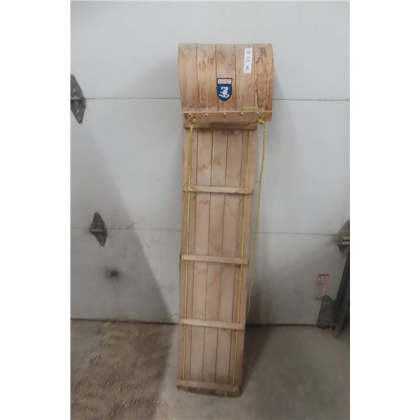 Torpedo Forty-Eight-Inch Wooden Toboggan