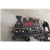 Image 2 : Large Cast Iron Dinner Bell With Train Display (Wall Mount)
