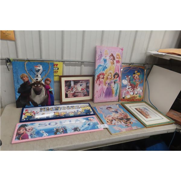 8 Disney Pictures (Largest 14" x 28")