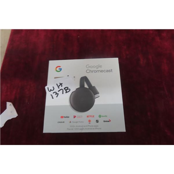 Google Chromecast Streaming HDMI Plug-In