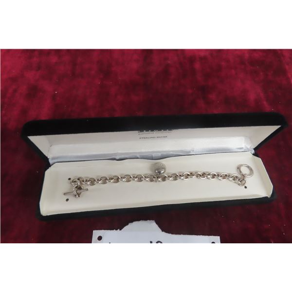 Sterling Silver M & Ms Women’s Bracelet