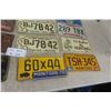 Image 3 : 12x Licence Plates MB + Slogans 1960s And Up