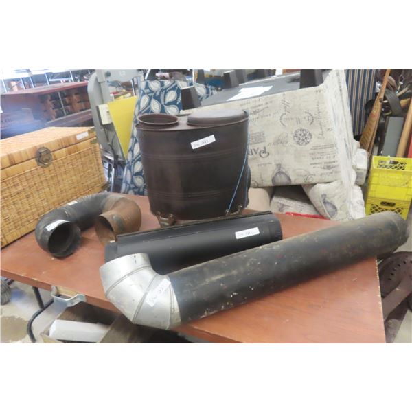 Wood Heater With Pipe