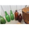 Image 3 : Bushell Baskets/Various Older Bottles/Clothes Line Pulley