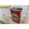 Image 3 : Veedol One Gallon Oil Can And 3 Glass Pop Bottles