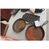 Image 2 : Cast Iron Frying Pans + BBQ Rotisserie + Sewing Head