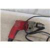 Image 6 : 4 Power Tools: Milwaukee Hammer Drill and 1/2" Drills (x2); Makita Disc Grinder