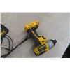 Image 2 : DeWalt 18V 1/2" Drill, 1/4" Impact; 2 Chargers; Batteries (Tools & Charger Good; Batteries As-Is)