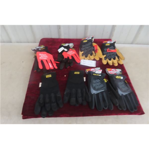 8 Pairs New Gloves XL Or L