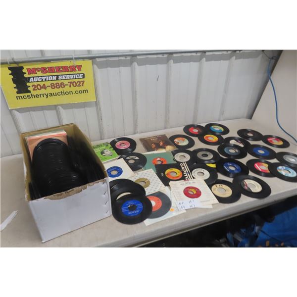 Quantity Of 45s Records — Great For The Jukebox