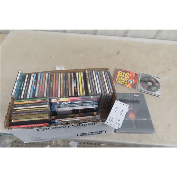 DVD & CD: Music, Movies; Some Blu-Ray