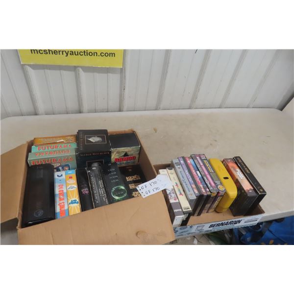 VHS & DVD Movies & Series; Stickers; Star Trek;Planet of the Apes, Simpsons; Futurama