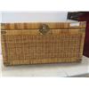 Wicker Trunk, 16 1/2" x 32" x 16".
