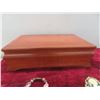 Image 2 : Wooden Jewelry Box and Fashion Jewellery — Bracelets, Necklaces, Earrings.
