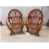 2 Children’s Handmade Twig Chairs.