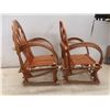 Image 2 : 2 Children’s Handmade Twig Chairs.