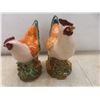 Image 2 : Pair Of Ceramic Roosters, Tallest 11 1/2".