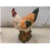 Image 4 : Pair Of Ceramic Roosters, Tallest 11 1/2".