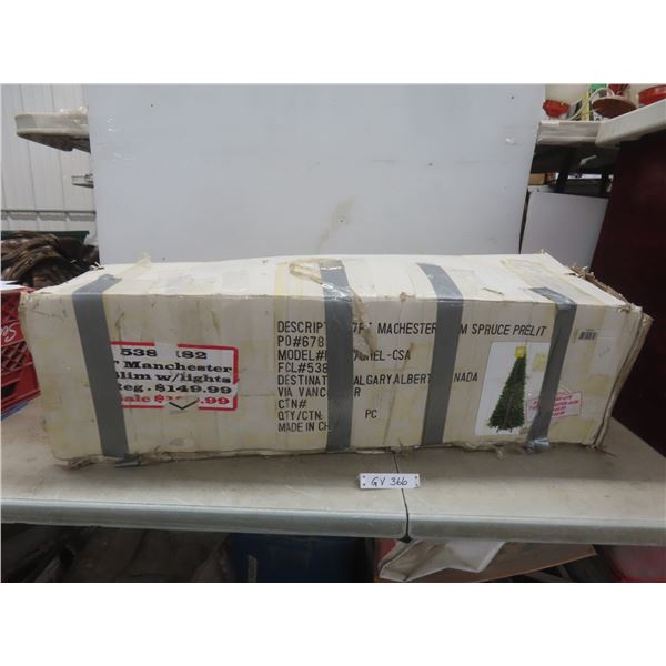 7 Ft Slim Christmas Tree.