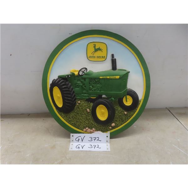 John Deere 11 1/2" Diameter Sign.