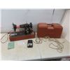 Raico Electric Sewing Machine With Manual; Clamp On Case Broken.