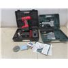 Bex Air Nailer; MAX Cordless 18V Drill With 2 Batteries, Charger, And Bits.