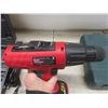 Image 9 : Bex Air Nailer; MAX Cordless 18V Drill With 2 Batteries, Charger, And Bits.
