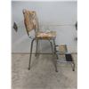 Image 3 : Vintage Step-Stool Chair.