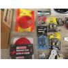 Image 3 : Flashlight; Tool Kit; Assorted Auto Light Bulbs; Stapler; Fasteners; And Receptacles.