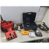 Cordless Tools — Black & Decker 12V Drill /Mastercraft 14.4V Circular Saw 
