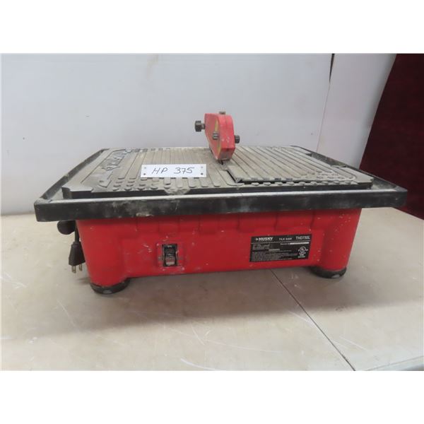Husky Tile Saw, 1/4 HP.