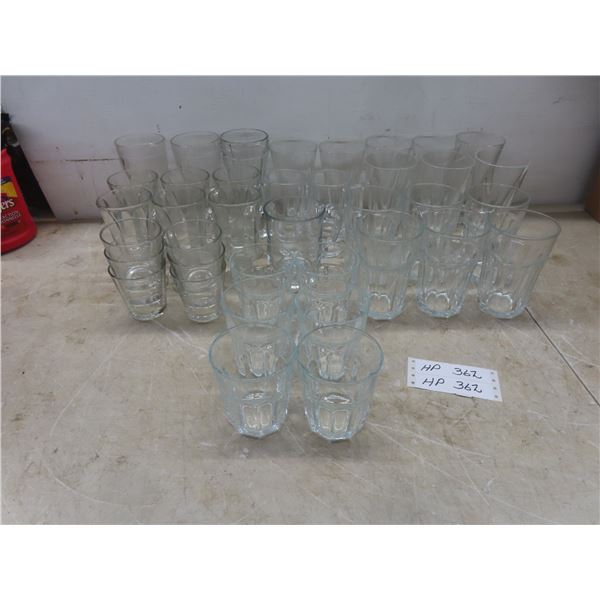 Large Assortment Of Glassware.