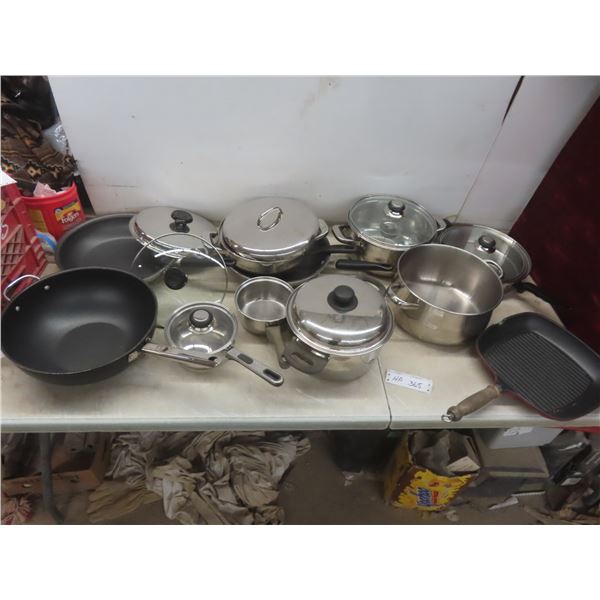 Pots, Pans, And Lids.